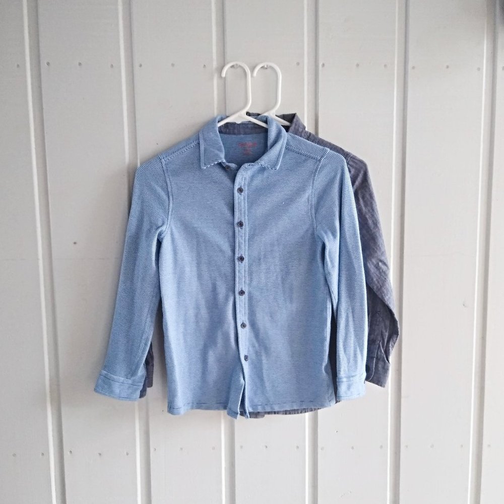 8/10 Boy's Button Down Shirt Lot